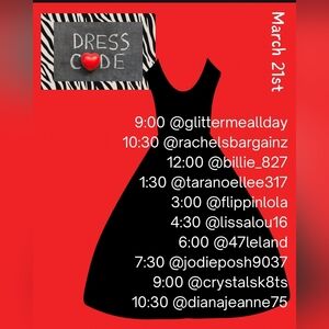 3/21 Dress Code Train Show All Dresses